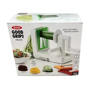 OXO Good Grips Fruit Vegetable Spiralizer 3 Blades NWB Tabletop Strong Hold